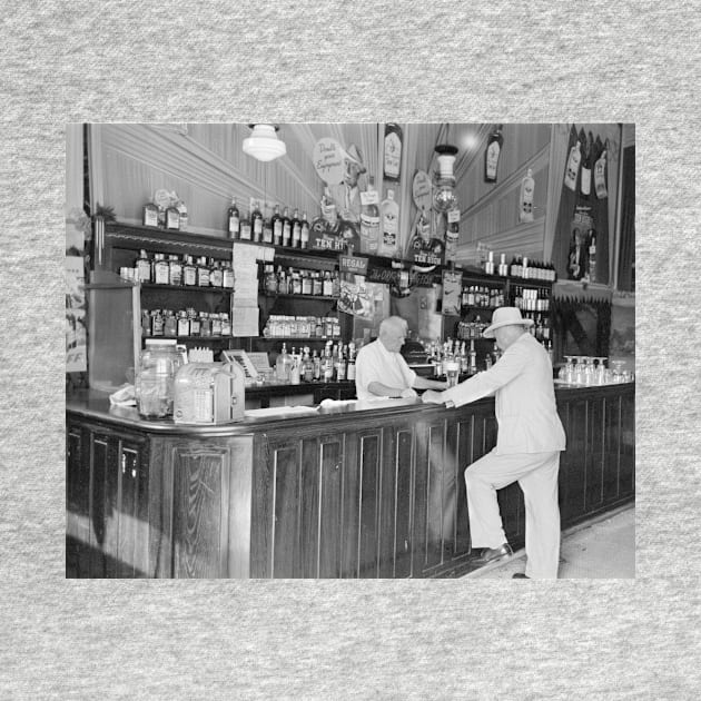 New Orleans Saloon, 1938. Vintage Photo by historyphoto